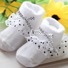 0-6 Months Toddlers Infants Cotton Ankle Socks Baby Girls Princess Bowknots Socks SM6