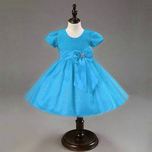 1-7Years Kids Girl Princess Bow Tutu Dress Baby Wedding Party Pageant Tulle Dresses  SM6