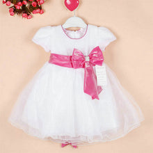 1-7Years Kids Girl Princess Bow Tutu Dress Baby Wedding Party Pageant Tulle Dresses  SM6