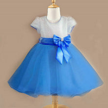 1-7Years Kids Girl Princess Bow Tutu Dress Baby Wedding Party Pageant Tulle Dresses  SM6
