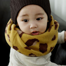 1-8Y Warm Girl Boy Baby Kids Scarf Neckerchief Leopard Printed Scarves  SM6