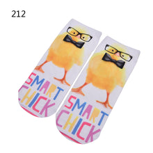 3D Print Animal Cat Women Socks Casual Cartoon Socks Low Cut Ankle Socks SM6