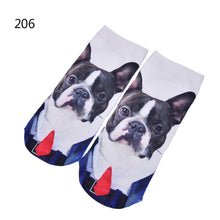 3D Print Animal Cat Women Socks Casual Cartoon Socks Low Cut Ankle Socks SM6
