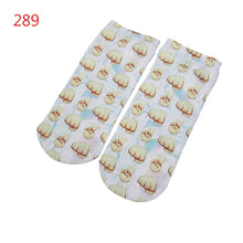 3D socks Harajuku Style Print women Socks Casual Low Cut Ankle Socks emoji print socks SM6