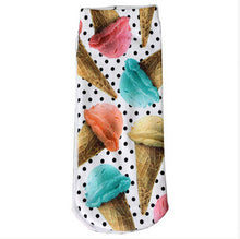 5 Styles 3D Multi Pattern Printed Low Cut Women Ankle Socks Femal Women Accessories SM6