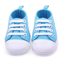 Baby Boy Girls Toddler Canvas Shoes Soft Sole Antislip Crib First Walkers 12 Colors SM6