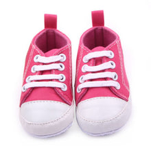 Baby Boy Girls Toddler Canvas Shoes Soft Sole Antislip Crib First Walkers 12 Colors SM6