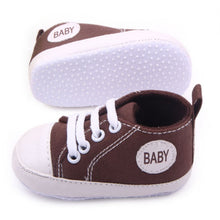 Baby Boy Girls Toddler Canvas Shoes Soft Sole Antislip Crib First Walkers 12 Colors SM6