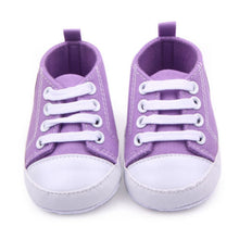 Baby Boy Girls Toddler Canvas Shoes Soft Sole Antislip Crib First Walkers 12 Colors SM6