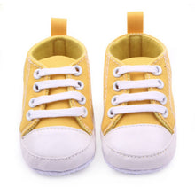 Baby Boy Girls Toddler Canvas Shoes Soft Sole Antislip Crib First Walkers 12 Colors SM6