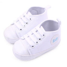 Baby Boy Girls Toddler Canvas Shoes Soft Sole Antislip Crib First Walkers 12 Colors SM6