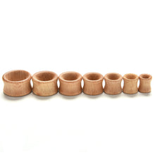 Body Jewelry Hollow Plug Piercing Ear Exp er Natural Wooden Plugs Gauges Flesh Ear Tunnels SM6