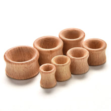 Body Jewelry Hollow Plug Piercing Ear Exp er Natural Wooden Plugs Gauges Flesh Ear Tunnels SM6