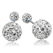 Double Side Earrings For Women Jewelry Crystal Ball Simulated Pearl Jewelry Trendy Stud Earrings SM6