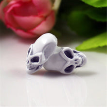 Fashion Skeleton Earring for Women Rhinestone Crystal Stud Earrings SM6