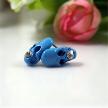 Fashion Skeleton Earring for Women Rhinestone Crystal Stud Earrings SM6