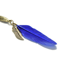 Leaf Feather Drop Earrings Vintage Crystal Bronze Leaf Long Earrings SM6