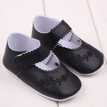 Newborn 0-12 Months Baby Girls PU Leather Shoes Princess Flower Crib Outdoor Kids ShoesSM6