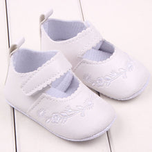 Newborn 0-12 Months Baby Girls PU Leather Shoes Princess Flower Crib Outdoor Kids ShoesSM6