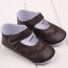 Newborn 0-12 Months Baby Girls PU Leather Shoes Princess Flower Crib Outdoor Kids ShoesSM6