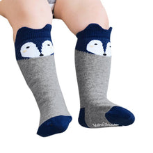 born 0-4Years Kids Girl Boy Animal Pattern Anti-slip Knee High Baby Socks SM6
