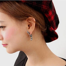 Punk Cool Retro 3D Revolver Shape Earring Bullet Gun Shape Ear Stud Earrings Earlets SM6