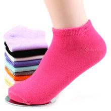 and Ladies Girls Cotton Boat Socks Casual Candy Color Sock PY6 SM6