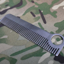 EDC Stainless Steel Polished Medium Tooth Comb Tactical Pocket Outdoor Toos SM6