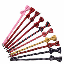 10 Designs Kids Tie Cute Lovely Sunflower Stripe Dot Bear Spiderman Print Adjustable Bowtie Classic Children Bow Tie SM6