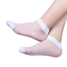 10 Pairs Socks  Fashion Women's Socks Crystal Thin Transparent Thin Silk Socks Women In  Sokken Vrouwen 10 Colors SM6