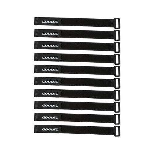 10 Pcs GoolRC 285mm Nylon Strong RC Battery Antiskid Straps Bands for Remote Control Quadcopter Drone Car Model SM6