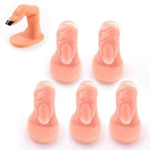 10 Pieces Practice Fake Finger Model For Hand Manicure Nail Art Training Display Nail Art Equipment Tools SM6