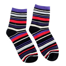 Cotton Warm Men Mixed Color Wide Stripe Ankle Soft Casual Socks PY8 SM6