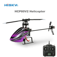 Original HISKY HCP80V2 24G 6CH 3D6G RC Helicopter RTF Drone with 6 Axis Gyro SM6