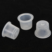 100 Pcs Large Size 18mm Plastic Tattoo Ink Cap Cups Supply SM6