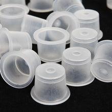 100 Pcs Large Size 18mm Plastic Tattoo Ink Cap Cups Supply SM6
