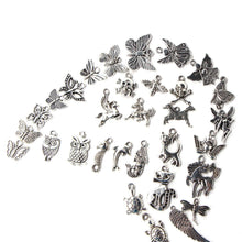 100Pcs Tibetan Silver Mix Charm Pendants Jewelry SM6