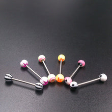 10PCS Mixed Tounge Nipple Ear Rings Bars Barbell Body Piercing Jewelry SM6