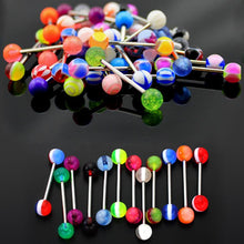 10PCS Mixed Tounge Nipple Ear Rings Bars Barbell Body Piercing Jewelry SM6