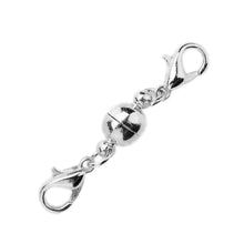 10PCS Silver Gold Plated Strong Paved Magnetic Clasps Jewelry Findings Magnetic Clasps Lobster Clasps for Necklace   Bracelets SM6