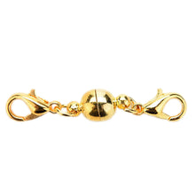 10PCS Silver Gold Plated Strong Paved Magnetic Clasps Jewelry Findings Magnetic Clasps Lobster Clasps for Necklace   Bracelets SM6