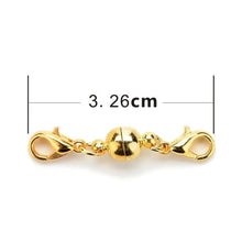 10PCS Silver Gold Plated Strong Paved Magnetic Clasps Jewelry Findings Magnetic Clasps Lobster Clasps for Necklace   Bracelets SM6