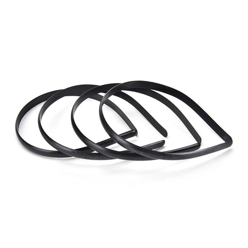 10Pcs White Black Women Lady Plastic Hair B  Headb  No Teeth Girl Hair Tool SM6