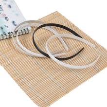 10Pcs White Black Women Lady Plastic Hair B  Headb  No Teeth Girl Hair Tool SM6