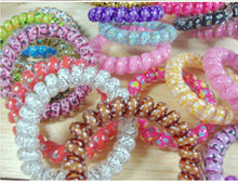 10Pcs women Girl Hairb  Headb  Telephone Cord Elastic Ponytail Holders Hair Ring Scrunchies For Girl Rubber B  Tie SM6