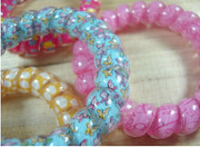 10Pcs women Girl Hairb  Headb  Telephone Cord Elastic Ponytail Holders Hair Ring Scrunchies For Girl Rubber B  Tie SM6