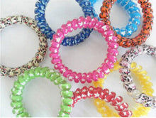 10Pcs women Girl Hairb  Headb  Telephone Cord Elastic Ponytail Holders Hair Ring Scrunchies For Girl Rubber B  Tie SM6