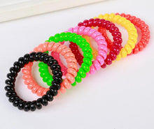 10Pcs women headdress head flower hair accessories hair ring hair rope c y-colored telephone wire SM6