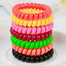 10Pcs women headdress head flower hair accessories hair ring hair rope c y-colored telephone wire SM6