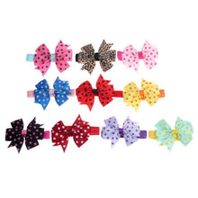 10pcs Dot Elastic Hair Bands Cute Bowknot Hair Elastic Girls Accessories Korean Hair Accesories Elastique Cheveux#121 SM6